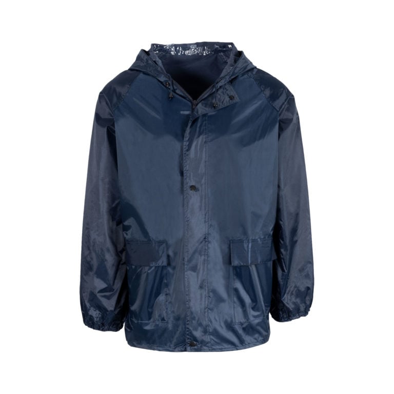 RainSuit Rubberised Navy Front